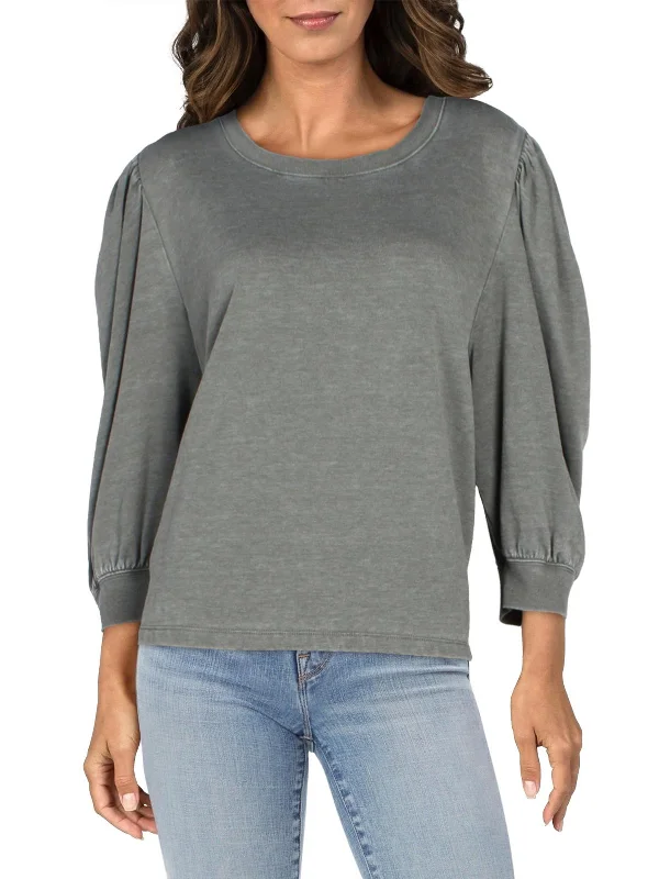 Mariposa Womens Comfy Cozy Sweatshirt Hoodie with Distressed Vintage Worn