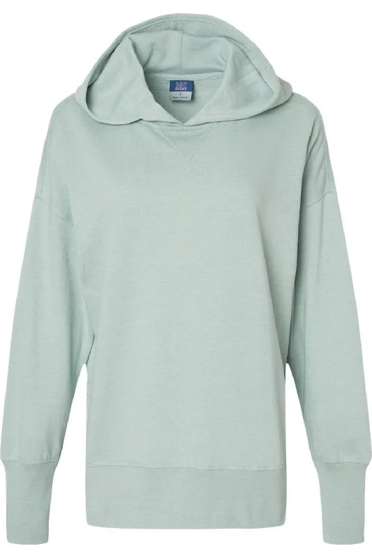 MV Sport Women´s French Terry Hooded Sweatshirt Hoodie with Cropped Fit Short Trendy MV Sport Women´s French Terry Hooded Sweatshirt Hoodie with Cropped Fit Short Trendy