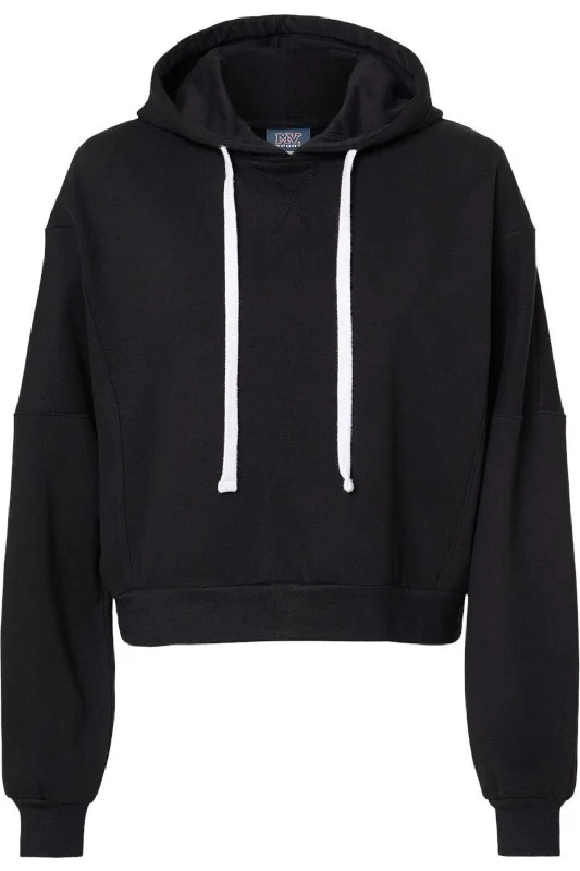 MV Sport Women´s Sueded Fleece Crop Hooded Sweatshirt Hoodie with Hem Ribbing Snug Secure MV Sport Women´s Sueded Fleece Crop Hooded Sweatshirt Hoodie with Hem Ribbing Snug Secure