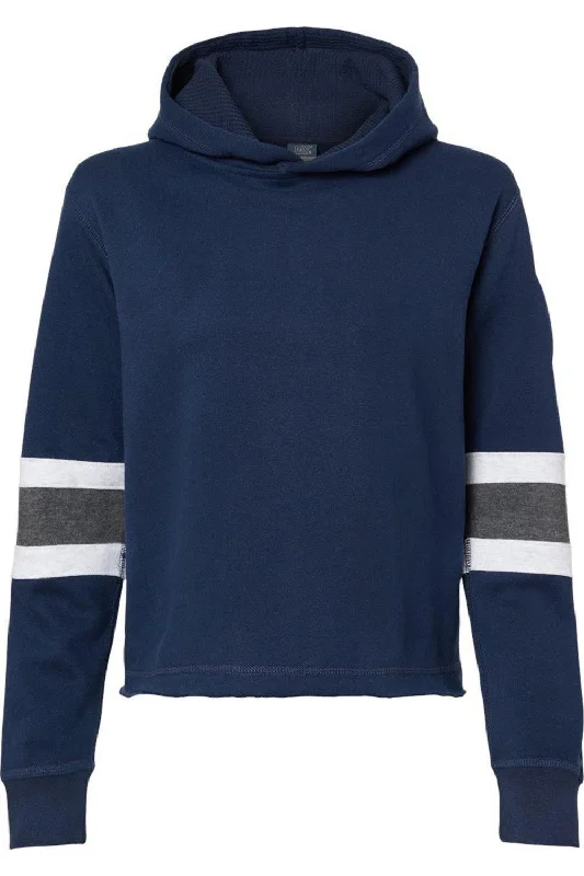 MV Sport Women´s Sueded Fleece Thermal Lined Hooded Sweatshirt Hoodie with Hem Patch Decorative Personalized
