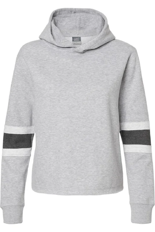 MV Sport Women´s Sueded Fleece Thermal Lined Hooded Sweatshirt Hoodie with High-Low Hem Asymmetrical Trendy