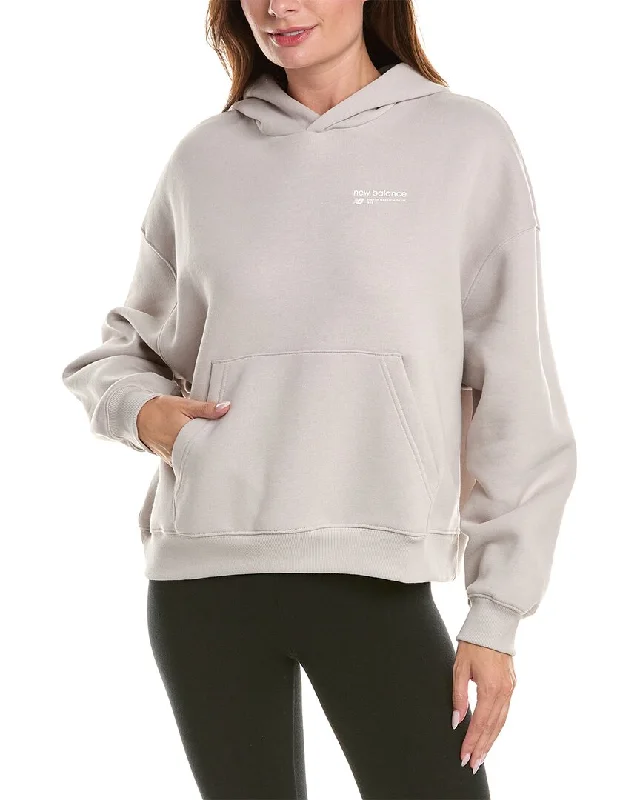 New Balance Heritage Hoodie Hoodie with Half-Zip Sporty Casual