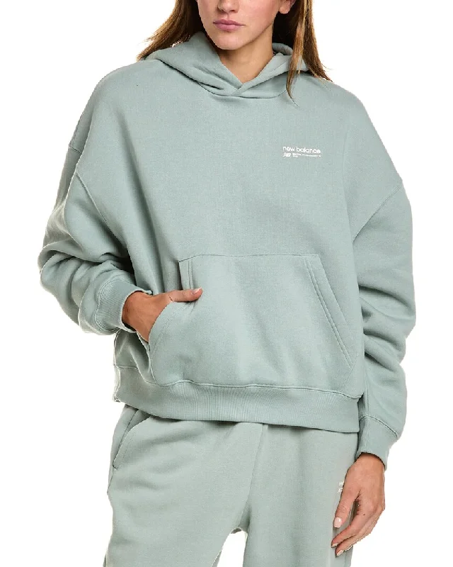 New Balance Hoodie Zip Hoodie Drawstring Kangaroo Pocket