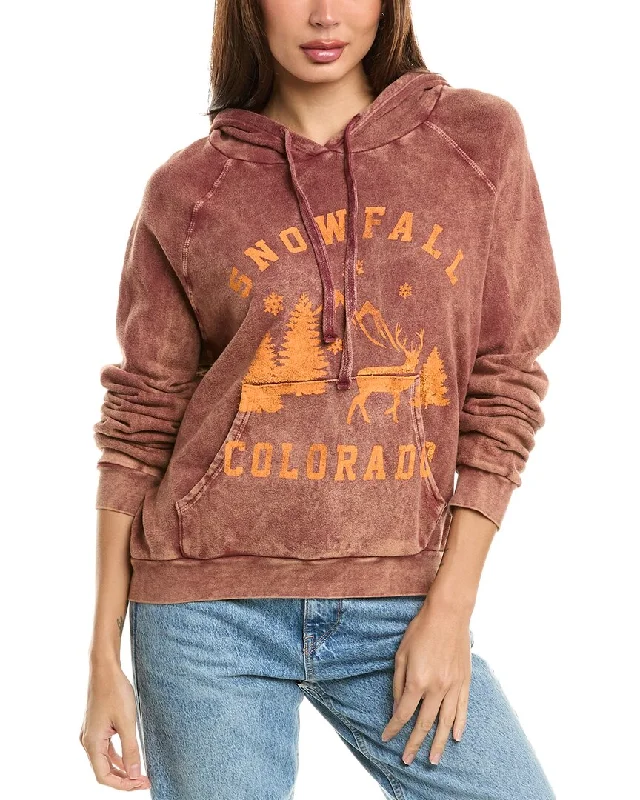 Project Social T Snowfall Hoodie Sweatshirt Hoodie with Button Classic Timeless