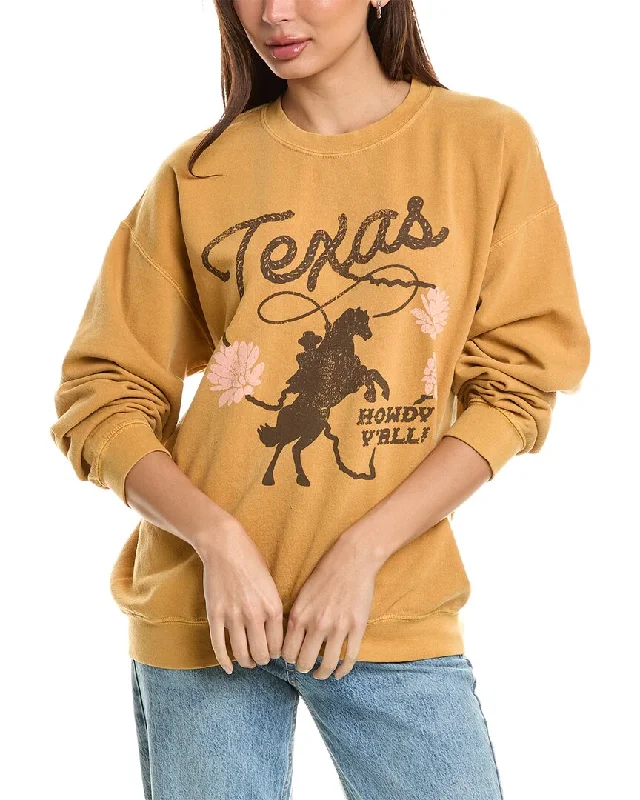 Project Social T Texas Y'All Sweatshirt Hoodie with Lining Warm Insulated