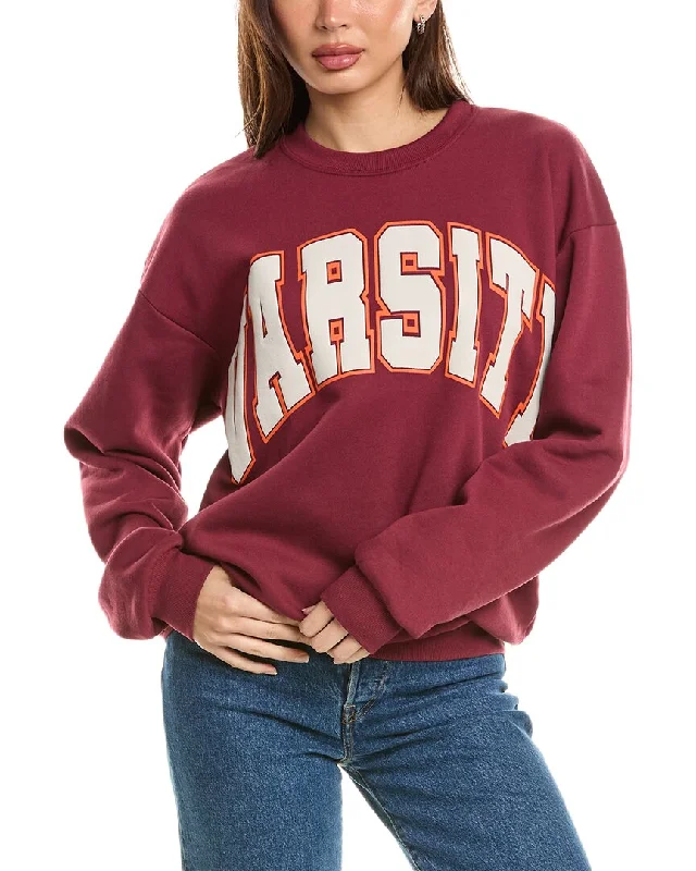 Project Social T Varsity Sweatshirt Hoodie with Color Block Contrast Stylish