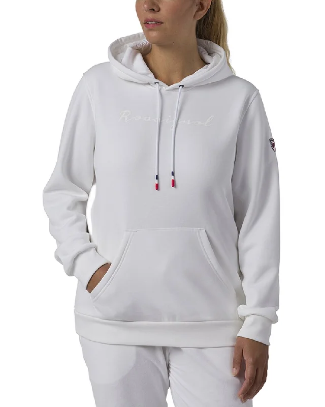 Rossignol Logo Sweat Hoodie Hoodie with Tied Waist Feminine Flattering