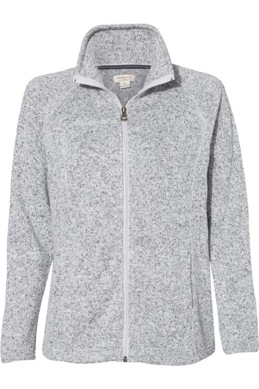 Weatherproof Womens Vintage Sweaterfleece Full-Zip Sweatshirt Hoodie with Double Zipper Versatile Adjustable