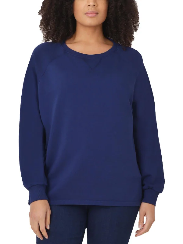 Womens Crewneck Long Sleeve Sweatshirt Hoodie with Earth Tones Natural Calm