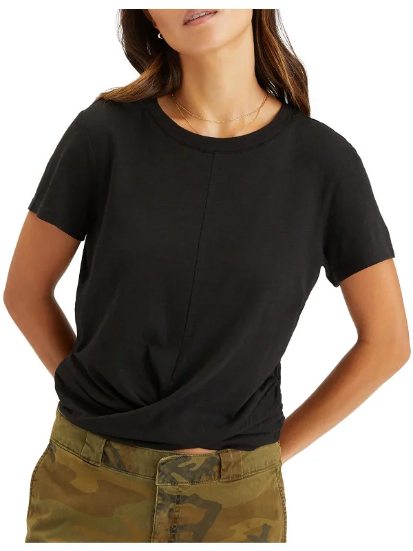 Womens Crewneck Tee Pullover Top