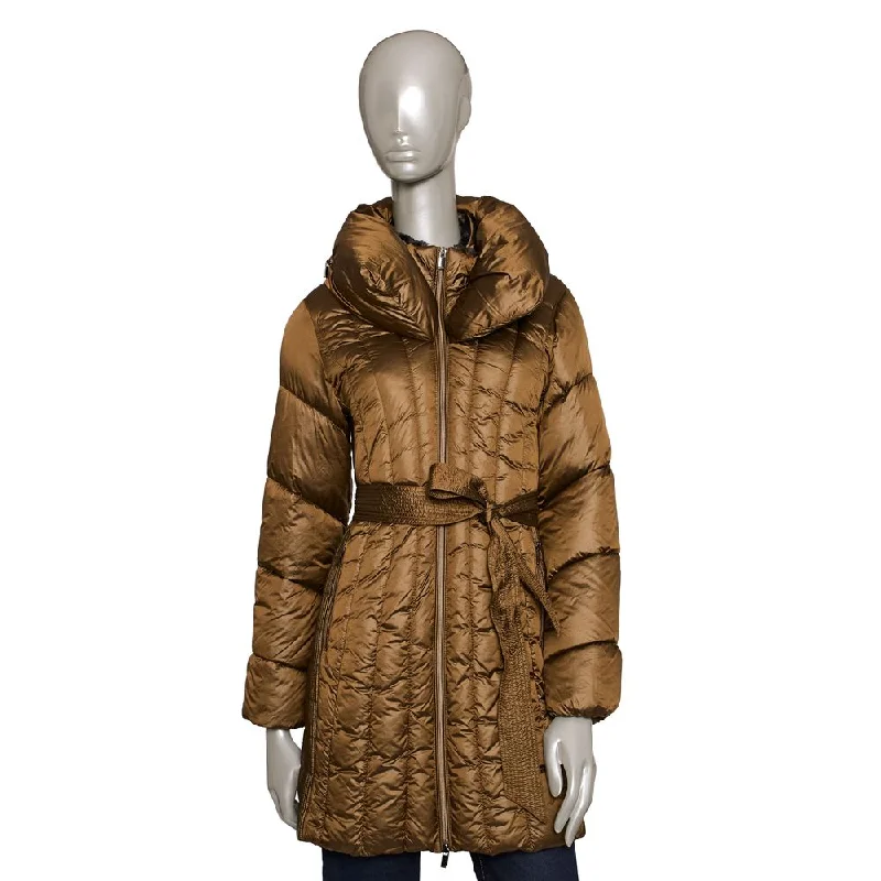 Baldinini Trend Polyester Jackets & Women's Coat A-Line Jacket Boat Neck Shawl Collar Baldinini Trend Polyester Jackets & Women's Coat A-Line Jacket Boat Neck Shawl Collar