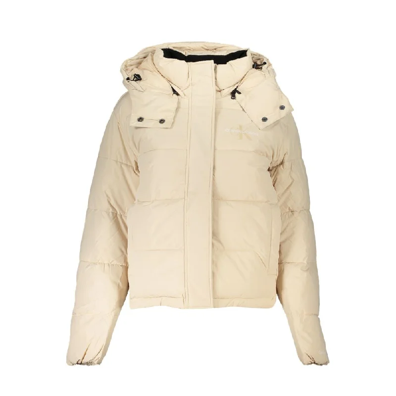 Calvin Klein Chic Long-Sleeved Jacket with Removable Women's Hood Satin Jacket Silk Jacket Chiffon Jacket Calvin Klein Chic Long-Sleeved Jacket with Removable Women's Hood Satin Jacket Silk Jacket Chiffon Jacket