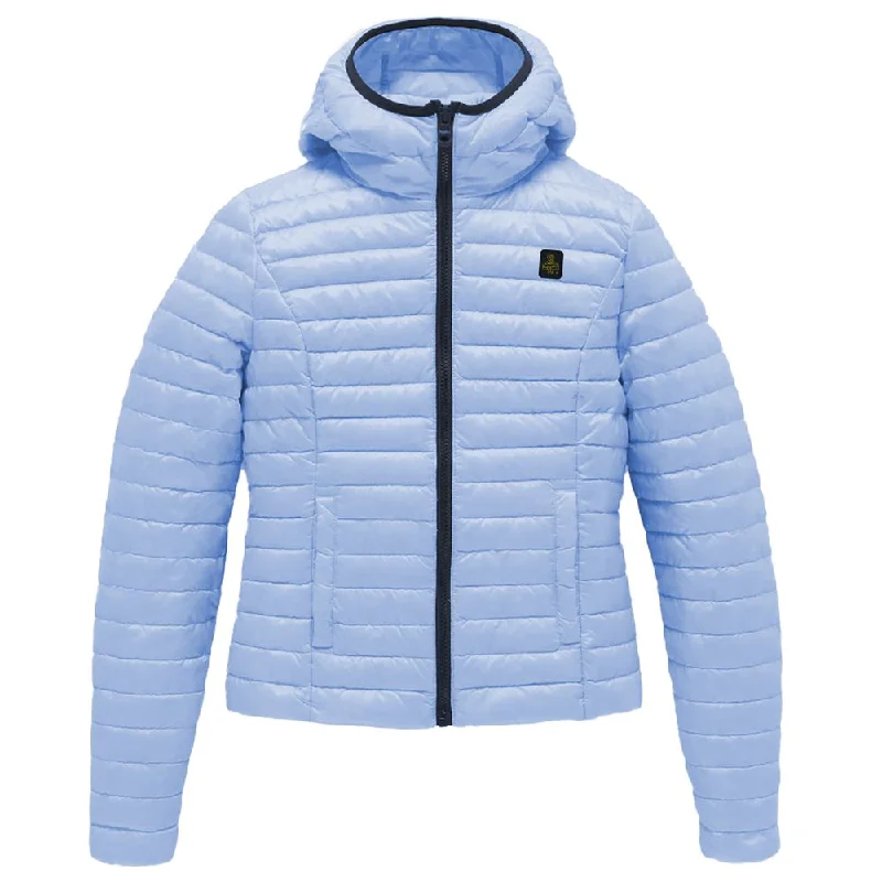 Refrigiwear blue Polyamide Jackets & Women's Coat Boat Neck Shawl Collar Notched Collar Refrigiwear blue Polyamide Jackets & Women's Coat Boat Neck Shawl Collar Notched Collar