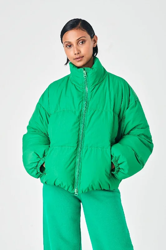 SUMMI SUMMI Womens Puffer Bomber Jacket Green Wool Jacket Cashmere Jacket Tweed Jacket SUMMI SUMMI Womens Puffer Bomber Jacket Green Wool Jacket Cashmere Jacket Tweed Jacket