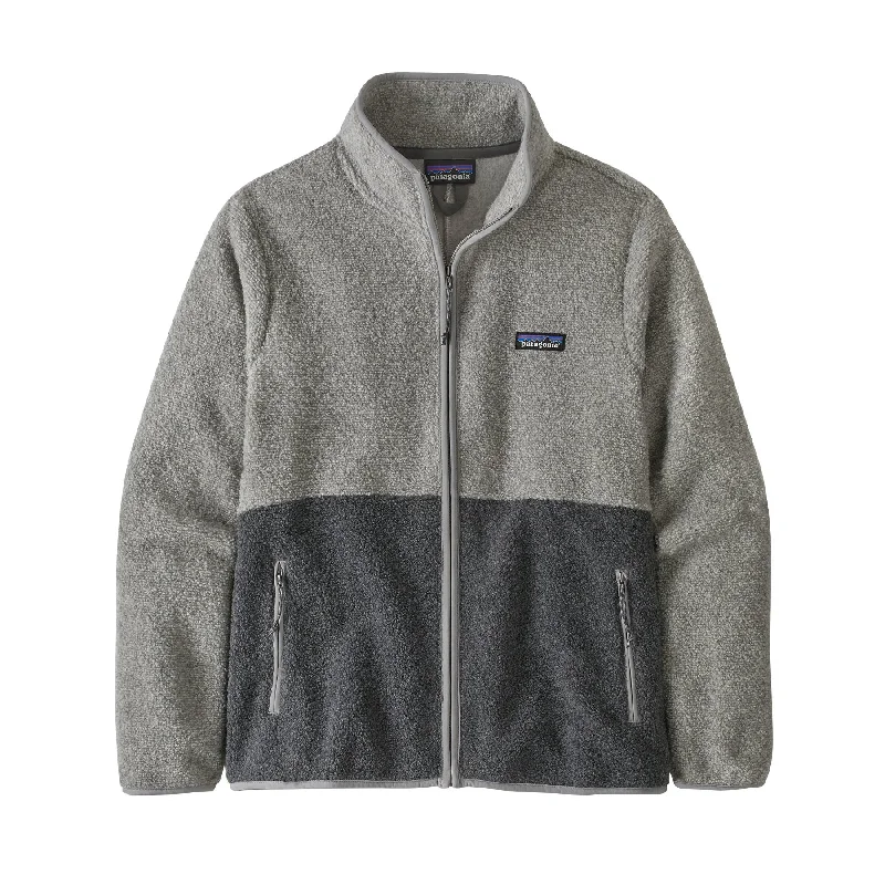 Women's Reclaimed Fleece Jacket Collared Jacket Crew Neck Jacket Turtle Neck Jacket