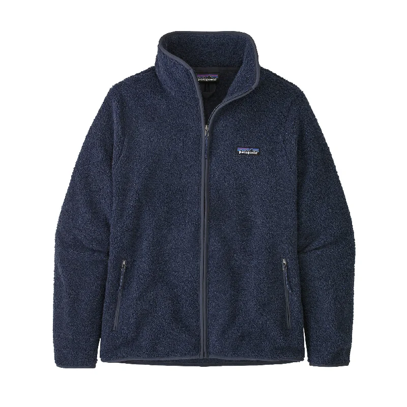 Women's Reclaimed Fleece Jacket Striped Jacket Polka Dot Jacket Floral Jacket