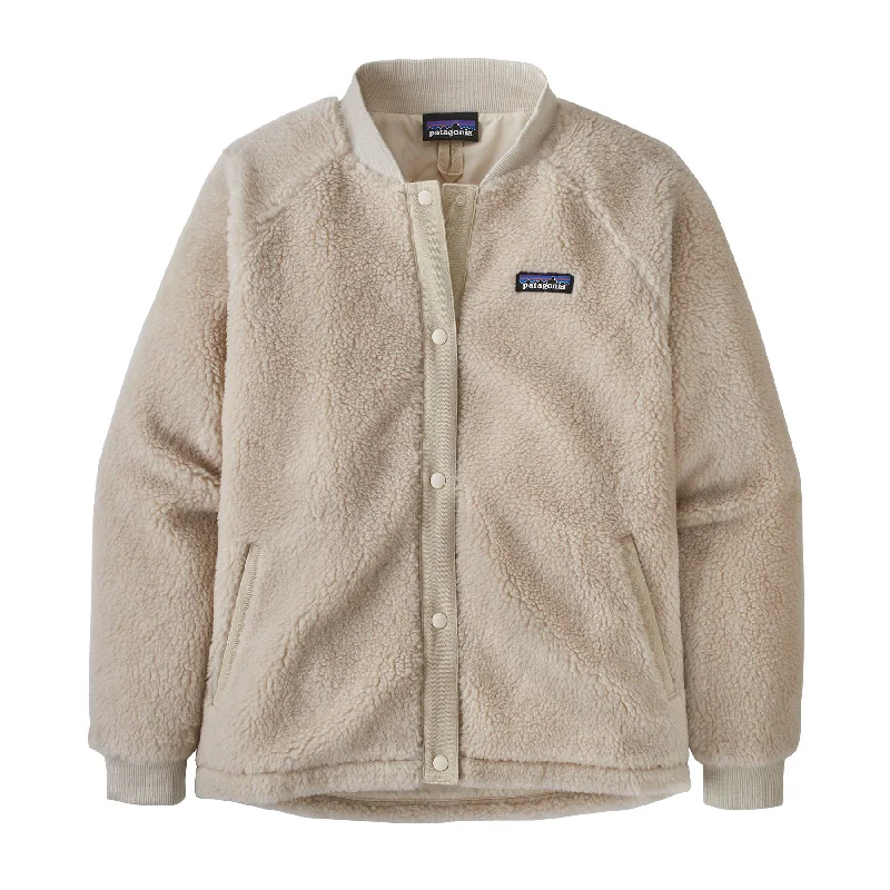 Women's Recycled Sherpa Bomber Jacket Denim Jacket Leather Jacket Suede Jacket