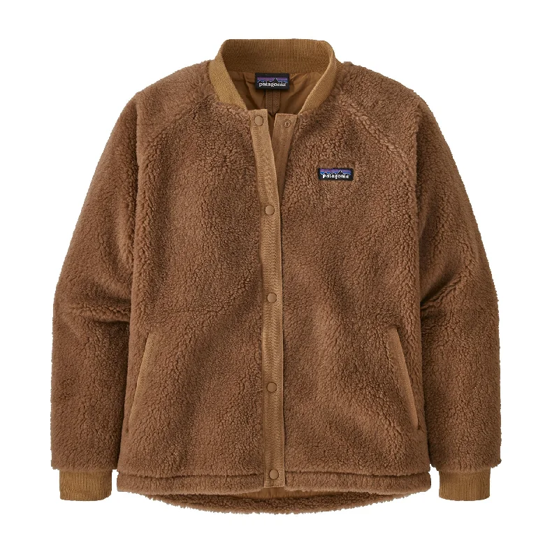 Women's Recycled Sherpa Bomber Jacket Knit Jacket Woven Jacket Fleece Jacket
