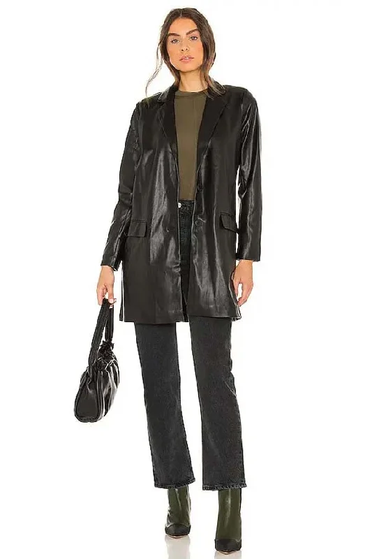 BB Dakota Model Behaviour Coat Open-Knit Duster Coat