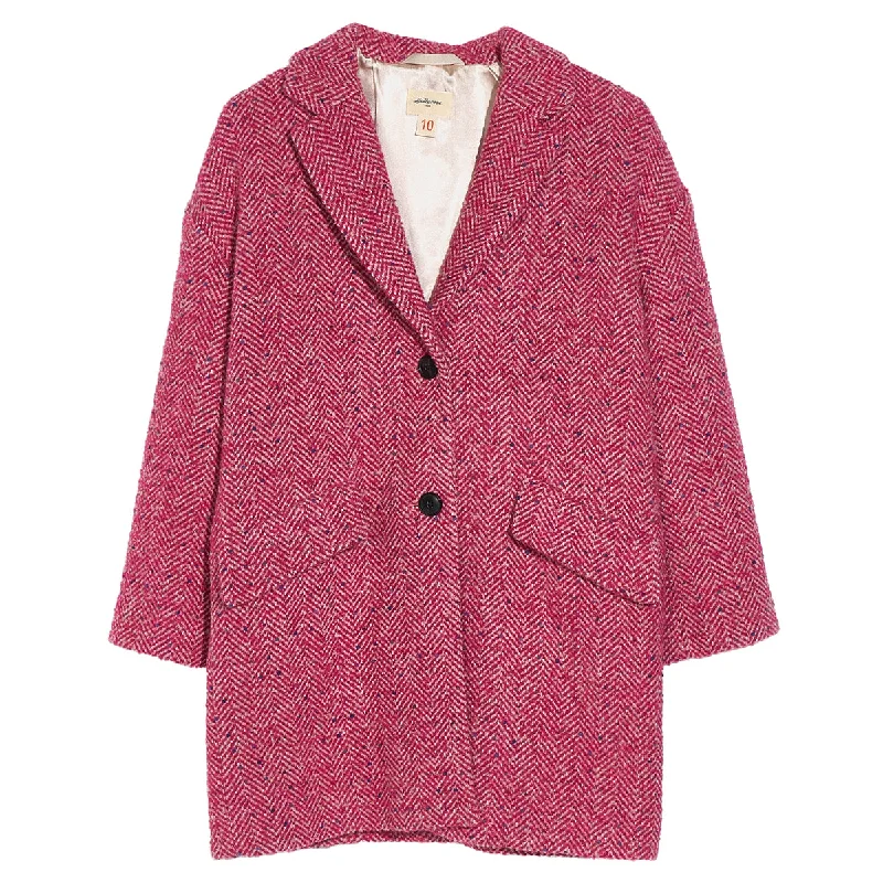 Bellerose Santan Coat Open-Knit Duster Coat