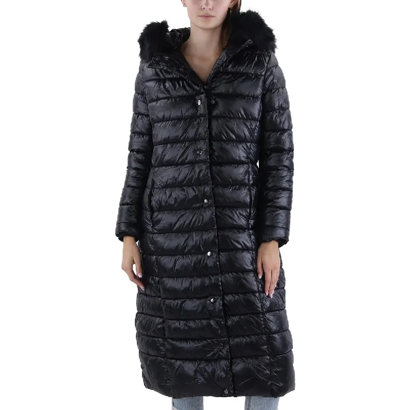 Bellivera Womens Quilted Cold Weather Parka Coat Vintage Suede Jacket