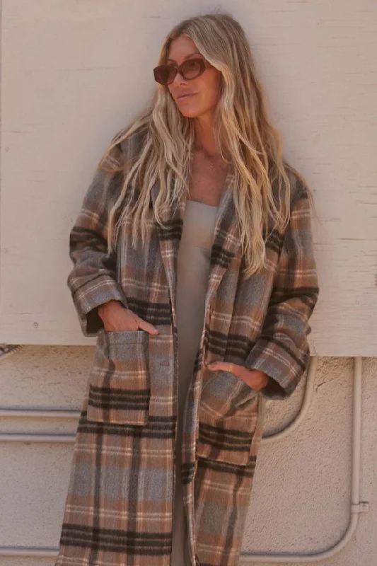 Gentle Fawn Ezra Coat Open-Knit Duster Coat