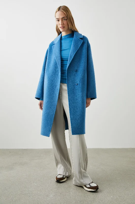 LORE COAT - TOPAZ Ruched Sleeve Blazer