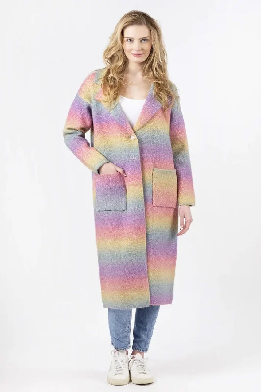 Lyla & Luxe Jimmi Ombre Coat Insulated Snow Jacket