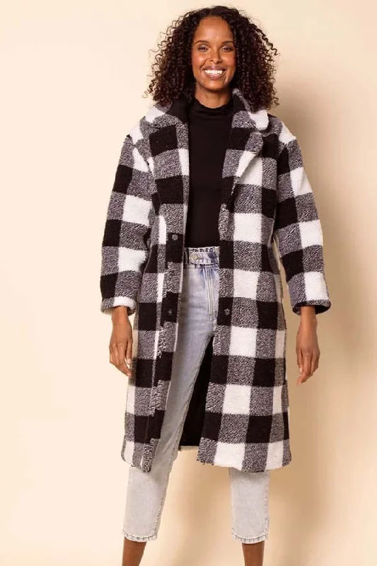 Pink Martini The Diana Coat A-Line Swing Coat