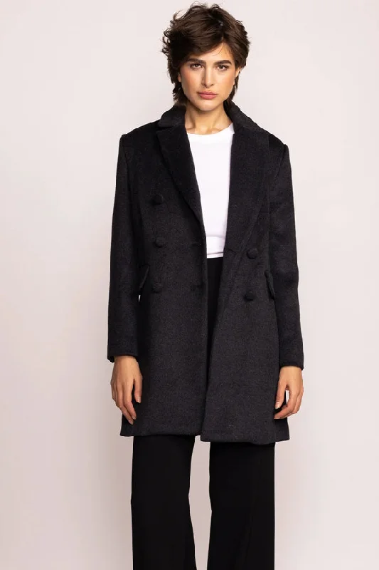Pink Martini Valerie Coat Modern Asymmetric Coat