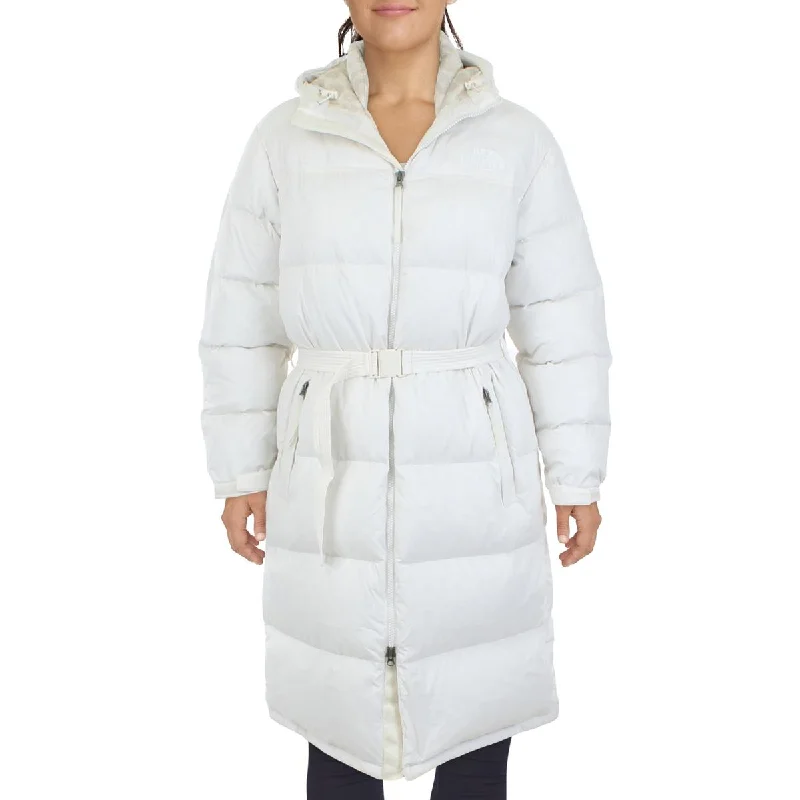 The North Face Womens Nuptse Down Relaxed Fit Parka Coat Functional Travel Jacket