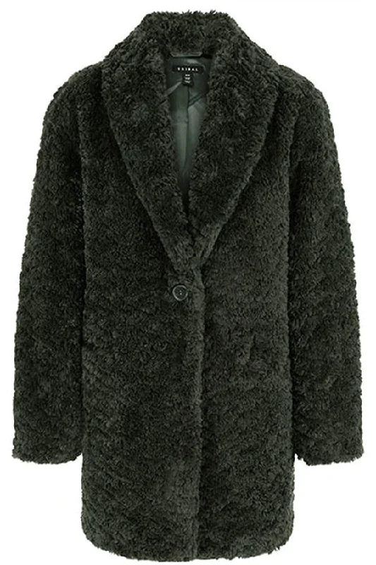 Tribal Lux Sherpa Coat Reversible Quilted Jacket
