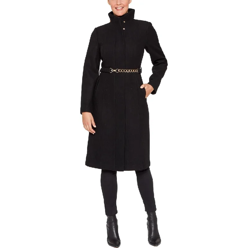 Vince Camuto Womens Wool Blend Warm Wool Coat Puffy Insulated Vest