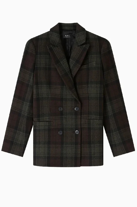 A.P.C. Lucy Blazer - Dark Brown Women's Luxurious Jacket