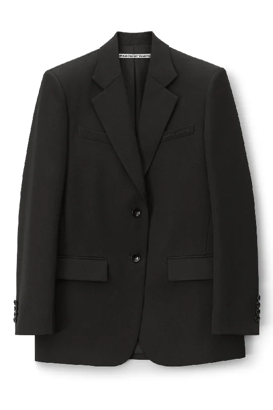 Alexander Wang Boxy Blazer - Black Women's Pencil Blazer