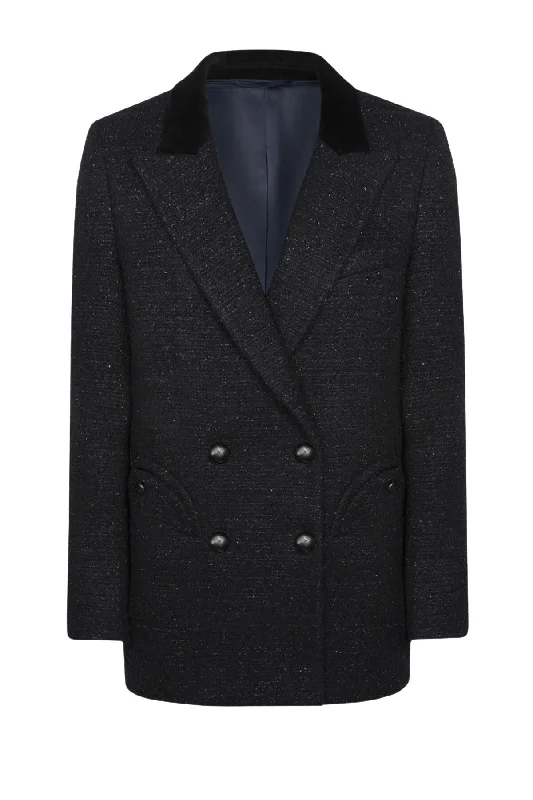 Blazé Milano Galatheia Everyday Blazer - Black Women's Solid Blazer