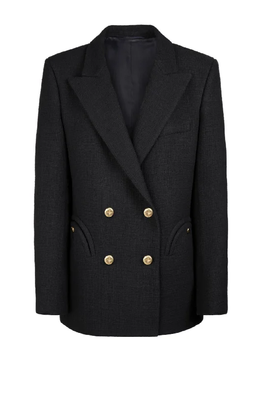Blazé Milano Missy Everynight Blazer - Black Slimming Women's Blazer