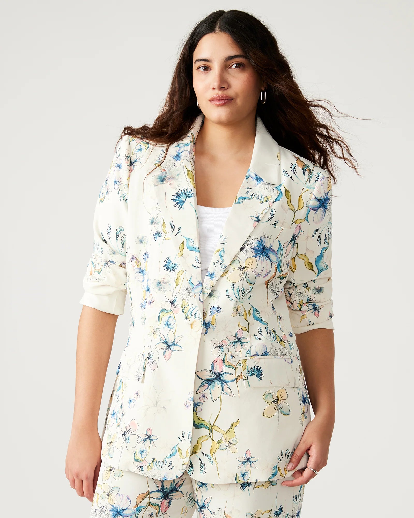 Destiny Floral Blazer Women's Pencil Blazer