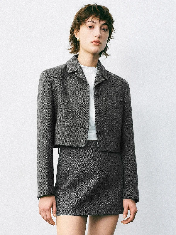 Notched Collar Blazers Women's Fashion Blazer