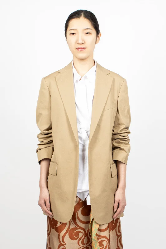 Oversized Blazer Beige Milan Custom Blazer