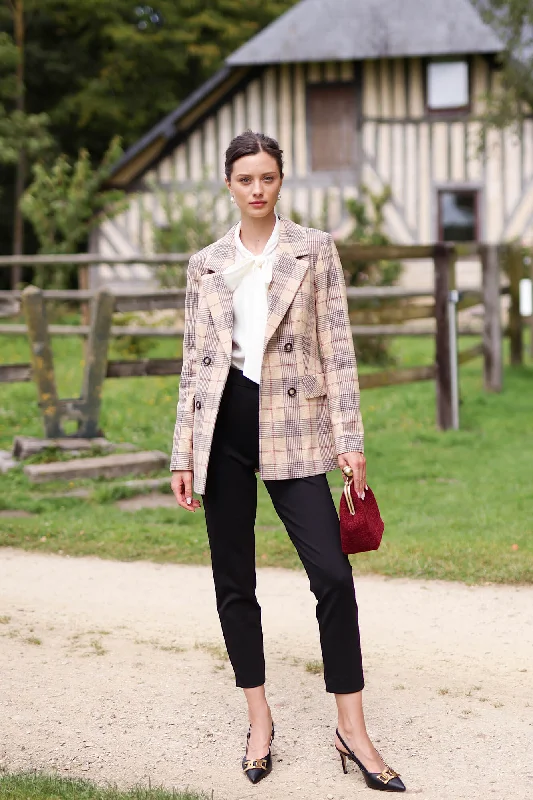 Christopher Plaid Blazer Women's Fashion Blazer