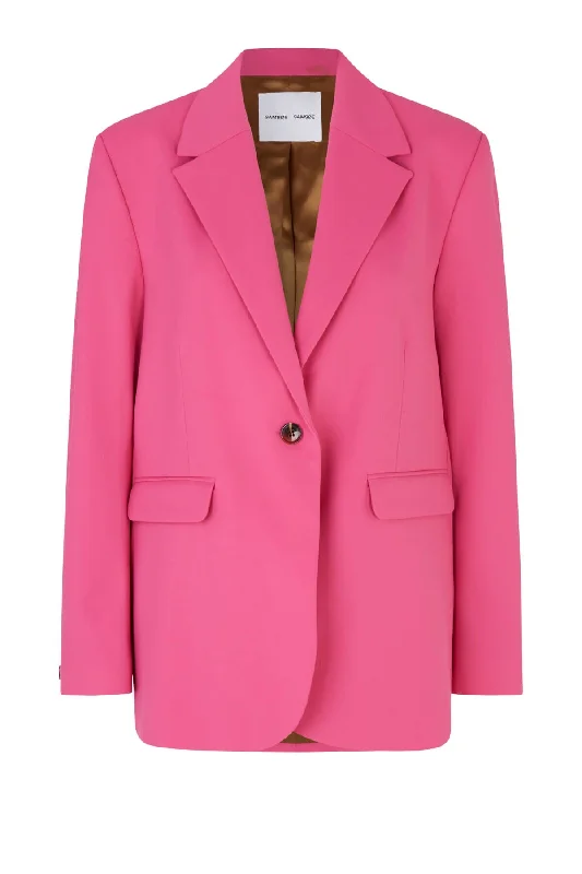 Samsøe Samsøe Haven Blazer - Fandango Pink Women's Formal Blazer