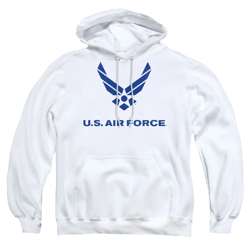 Air Force Distressed Logo - Pullover Hoodie Thin Wool Pullover