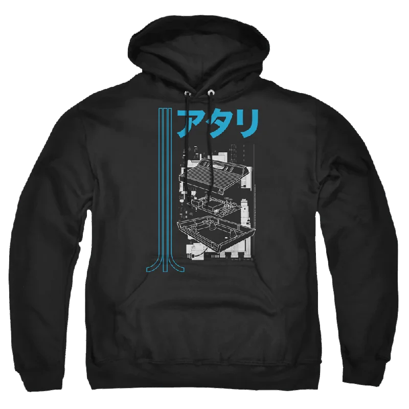 Atari Schematic - Pullover Hoodie V-Neck Stylish Pullover