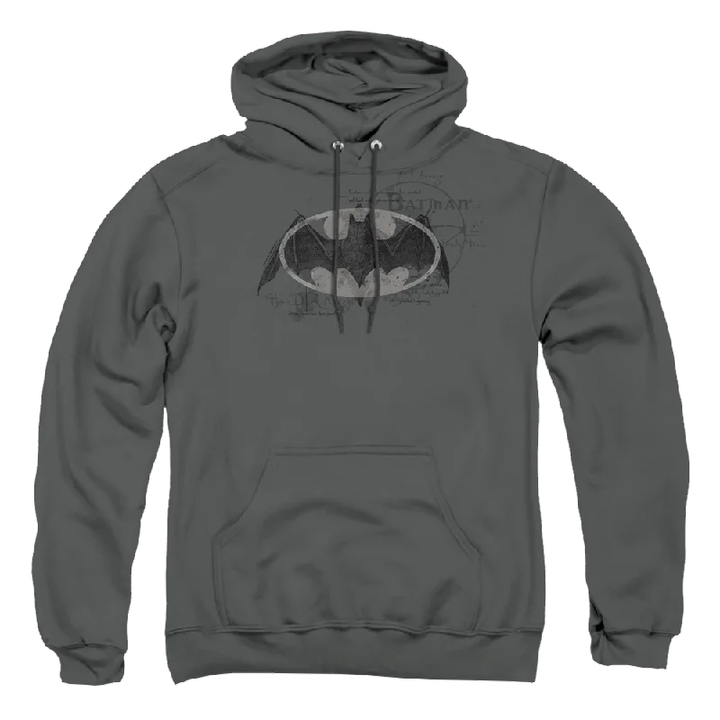 Batman Arcane Bat Logo - Pullover Hoodie Turtleneck Warm Pullover