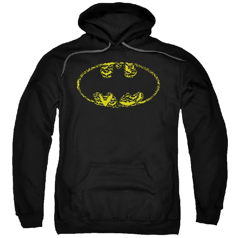 Batman Bats On Bats - Pullover Hoodie Polo Neck Sweater