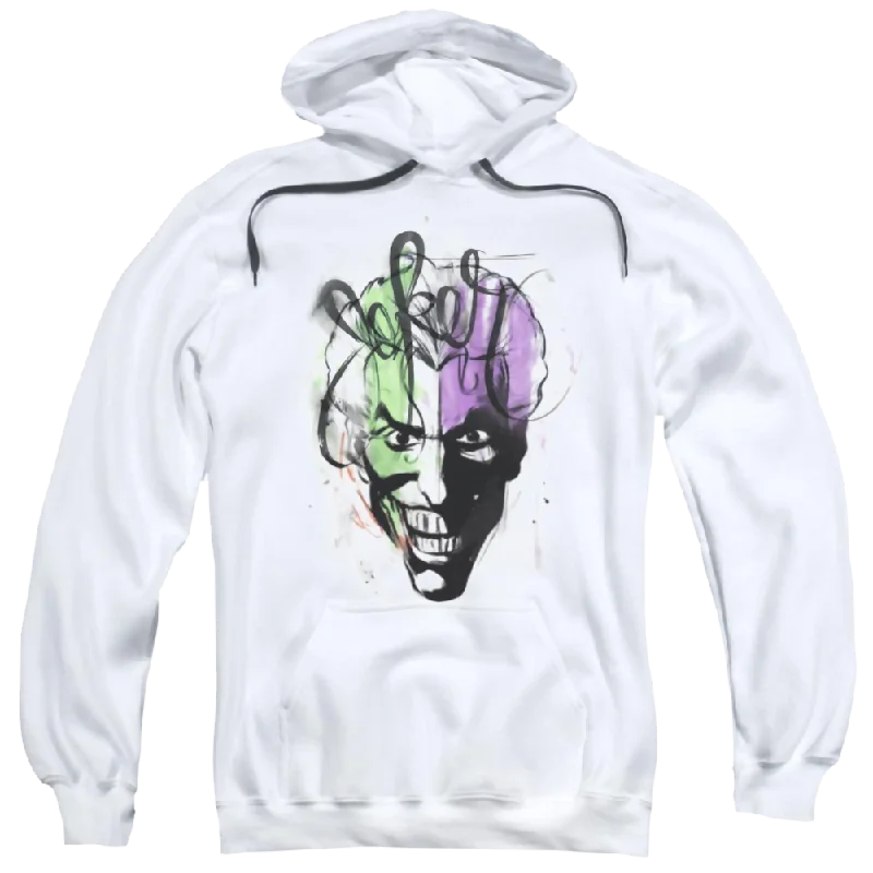 Batman Joker Airbrush - Pullover Hoodie Deep Neck Pullover