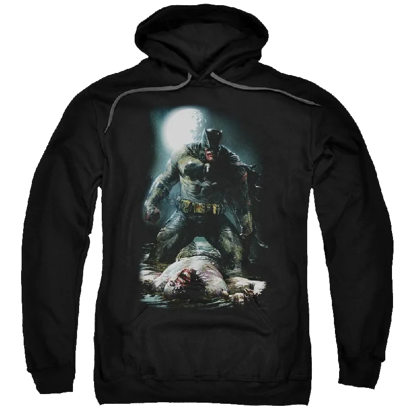 Batman Mudhole - Pullover Hoodie Crew Neck Wool