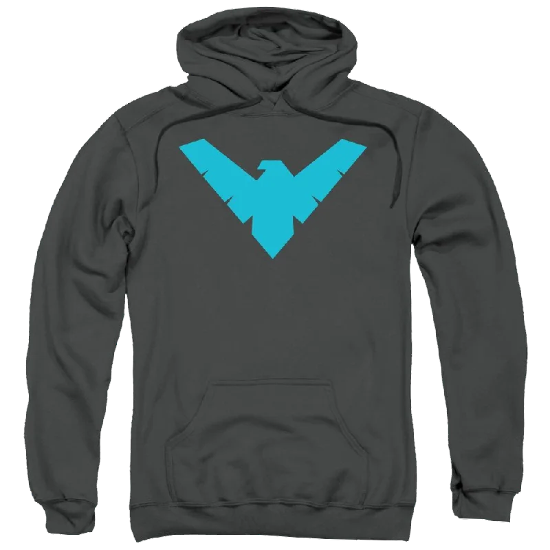 Batman Nightwing Symbol - Pullover Hoodie Bateau Neck Pullover