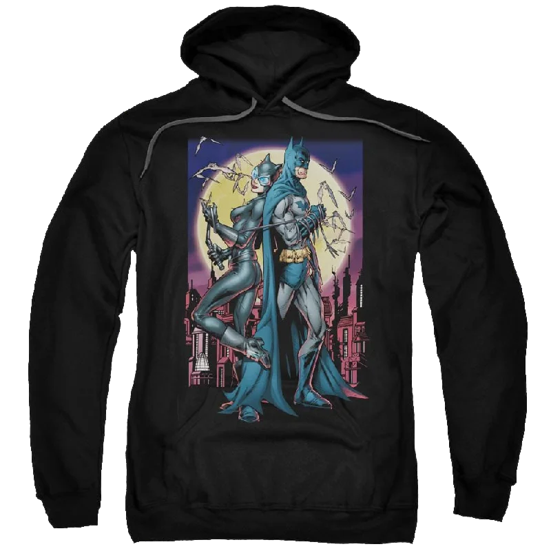 Batman Paint The Town Red - Pullover Hoodie Asymmetrical Neck Pullover
